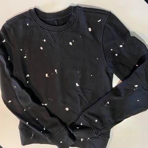 Rag & Bone Jean women’s splatter sweatshirt size XS